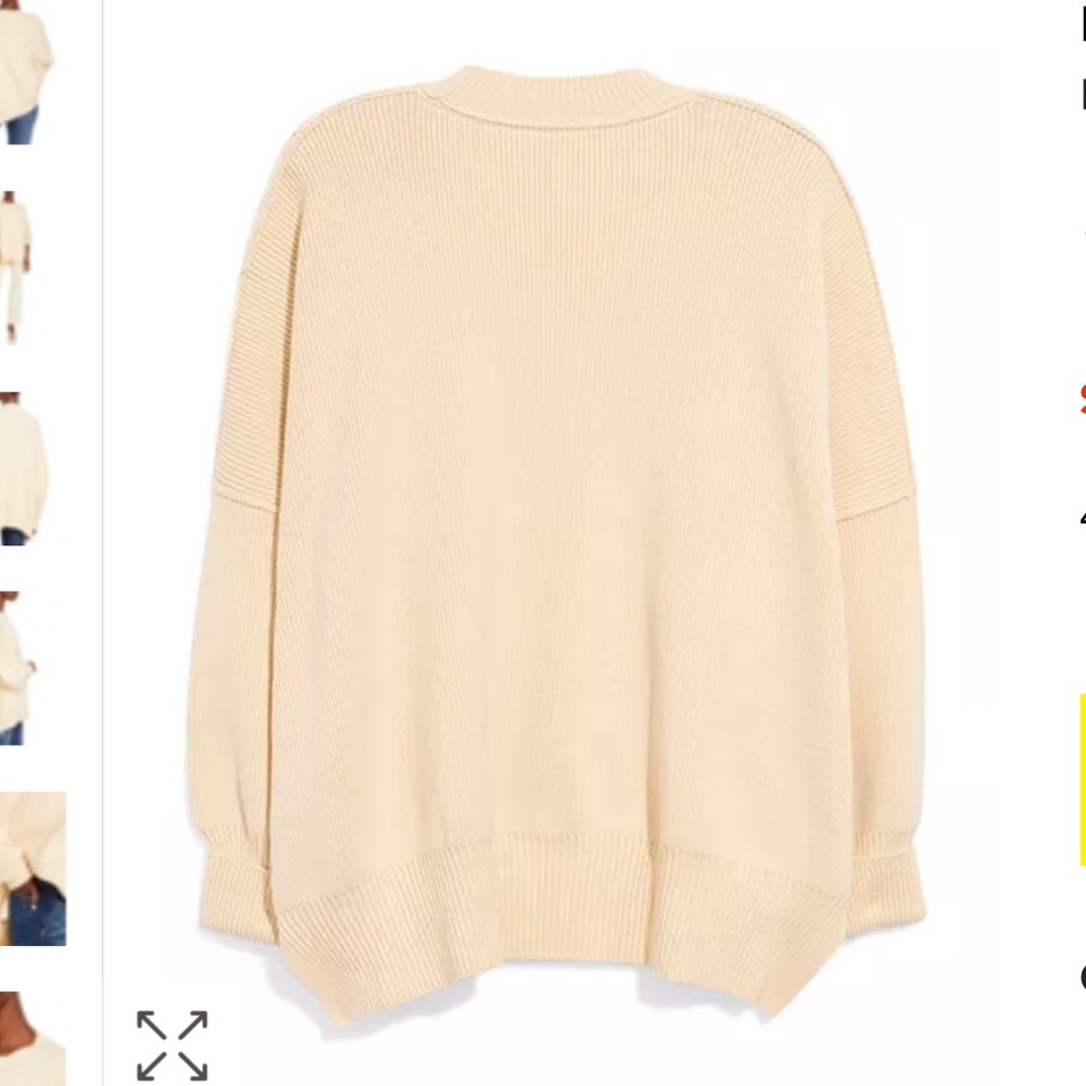 Free People Easy Tunic Sweater